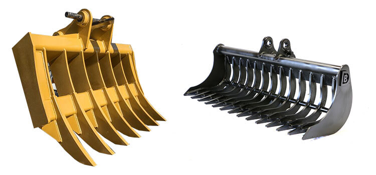 Excavator rakes- Manufacturerss-exporters-suppliers-stockists